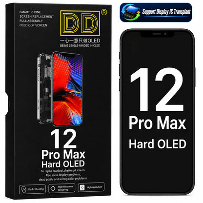 DD SOFT OLED Screen LCD  Display for iPhone 12 13 14 15 16 16e 17 Pro Max Touch Screen Digitizer Assembly Replacement