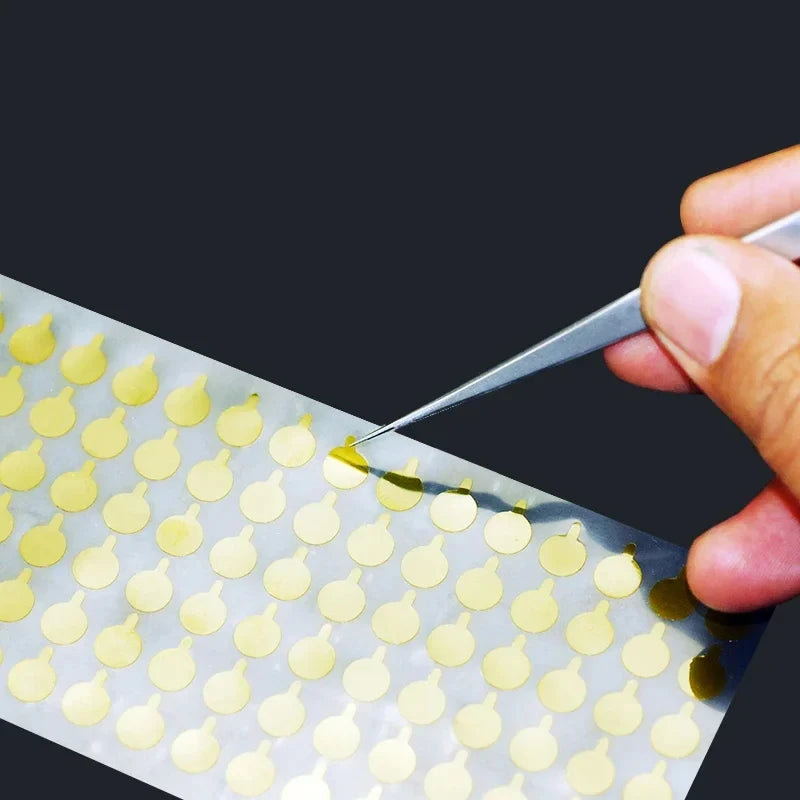 100Pcs Protective Camera Sticker Dust Stickers High Temperature Tape For IP6G-15Pro Max Infrared Dot Matrix Protect Tool