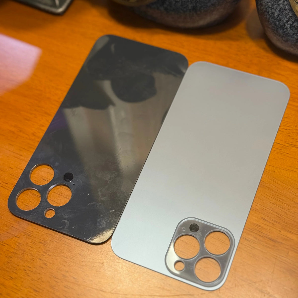 1PCS Compatible with Phone 13 Pro Max Back Cover Glass Rear Housing Door Panel Big Hole Replacement Repair Spare Part Rear Back