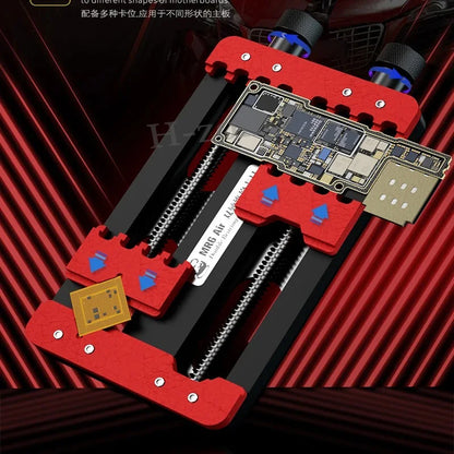 MECHANIC MR6 Air Double Bearings Repair Fixtures PCB Board Holder Soldering Motherboard Chip Remove Glue Phone Maintenance Clamp