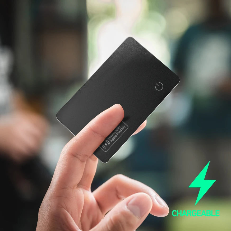 Wireless Charger Charging Tracking Card Wallet Locator Smart Mini Tag for iPhone Device Find My Tag Replacement