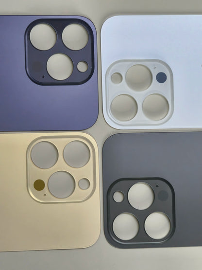 Tapa trasera para iPhone 14 Pro Max, cubierta de cristal de repuesto para el cristal trasero con orificio grande para la cámara, OEM para iPhone 14 Pro con herramienta