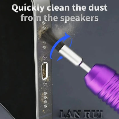 2.35/3mm Lanrui DB95 Dust Cleaning Brush For Phone Speaker Motherboard Dock Charging Port Ear Mesh Cleaning Phone Repair Tool