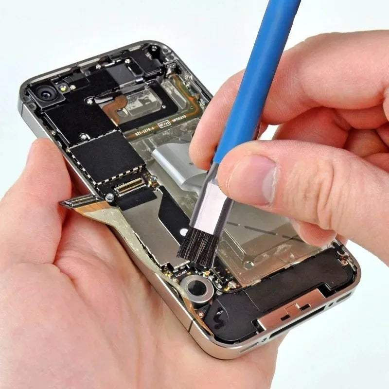 Anti-Static Safe Brush Motherboard PCB Double Headed Brush Circuit Board Repair Cleaning Brush IC Chip Mobile Phone Repair Tool