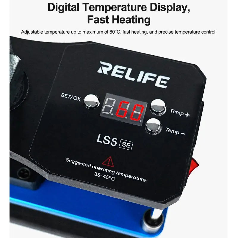 RELIFE LS5 SE Heating and Holding Pressure Palform Adjustable Temperature，For screen Lamination, Frame Reinforcement