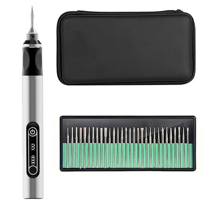 JANGKLIFE USB Cordless Rotary Tool Kit Woodworking Engraving Pen DIY For Jewelry Metal Glass Mini Wireless Drill