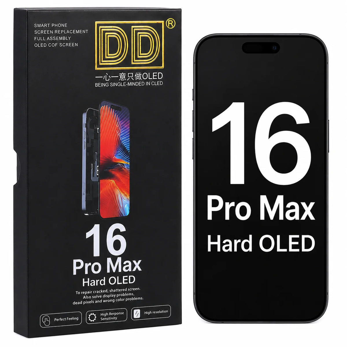 DD SOFT OLED Screen LCD  Display for iPhone 12 13 14 15 16 16e 17 Pro Max Touch Screen Digitizer Assembly Replacement
