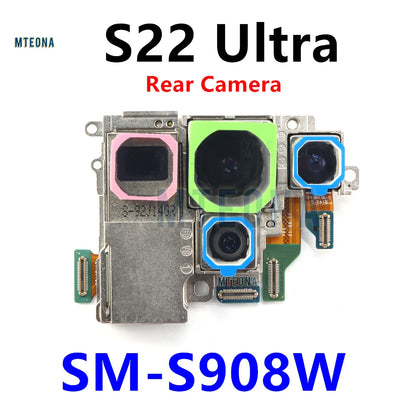 Back Facing Camera Set For Samsung Galaxy S22 Ultra 5G SM-S908B S908E/DS S908U S908N Phone Rear Main Camera Repair Spare Part