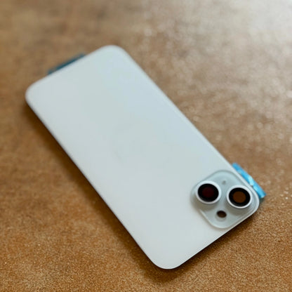 1PCS Mobile Phone Rear Housing Back Glass Replacement Compatible With iPhone 15 15 Plus, Battery Door Back Cover Assembly
