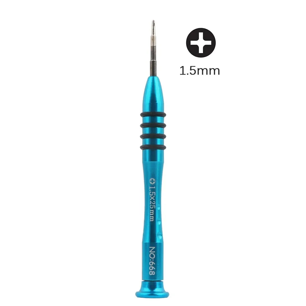 Screwdriver 1.5mm PH000 Phillips 0.8mm P2 Pentalobe 0.6mm Y000 Tri-point for iPhone 7 8 Plus X XS 11 12 13 Pro Repair Tools Kit