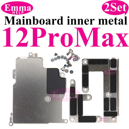 2Set Internal Mainboard Iron Plate Screws For iPhone 16 15 14 13 Pro Max Battery LCD Connector Fix Shield Metal Bracket Bolt