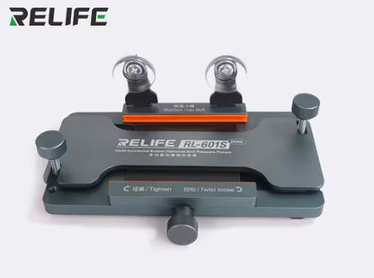 RELIFE RL-601SL Plus Pantalla LCD Dissabmly 2 en 1 Herramientas de eliminación de reparación de teléfonos móviles Eliminación de vidrio trasero, abrazadera giratoria fija de 360°