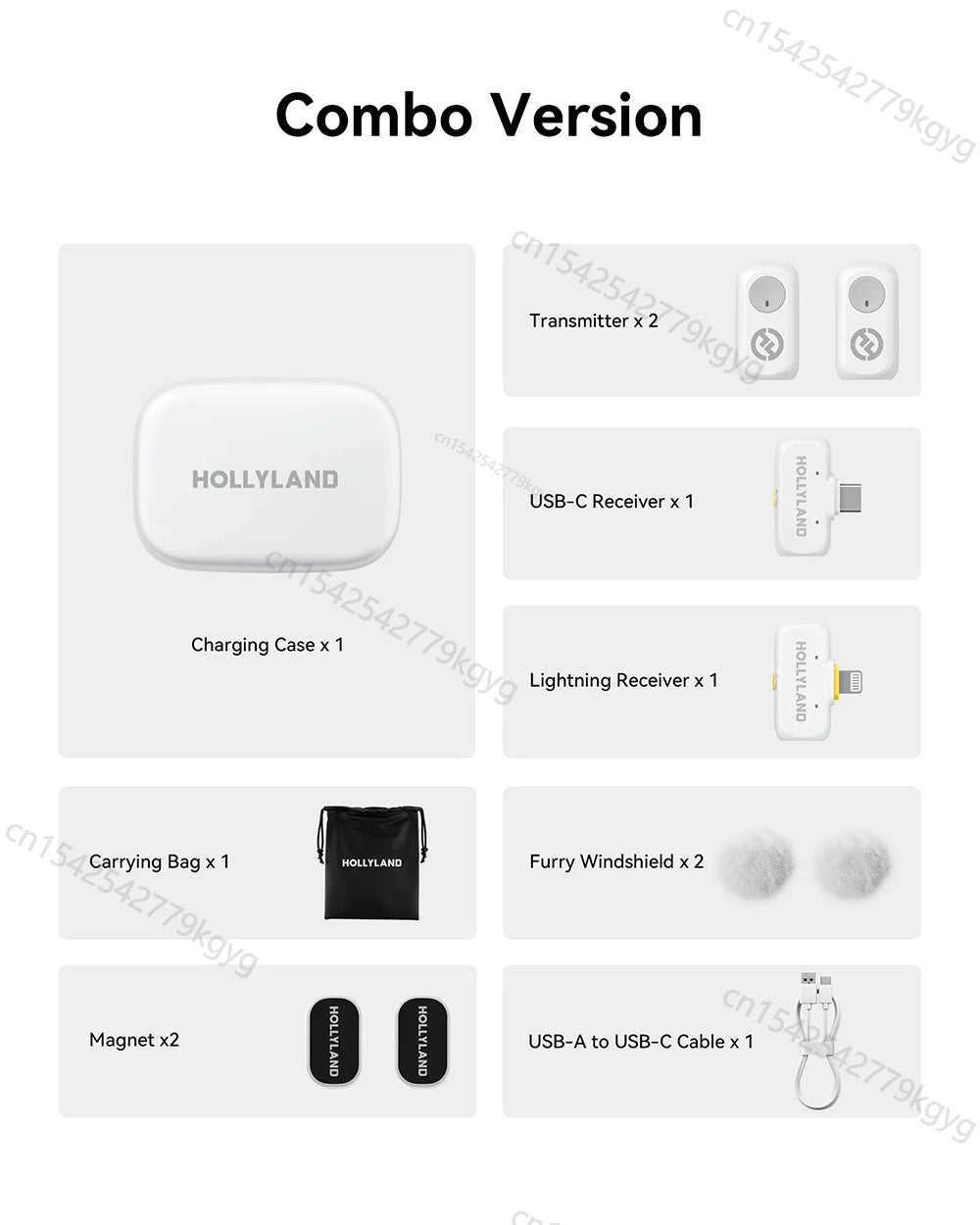 Hollyland LARK A1 Wireless Microphone for iPhone Android Micphone for Youtube Tiktok Vlogging Podcast Noise Cancellation Mic