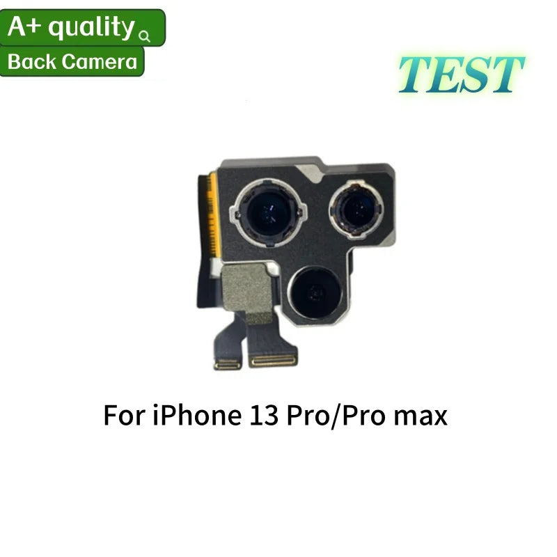 Good Working Rear Back Camera Assembly With Main Lens Flex Cable for iPhone 12 13 14 Pro Max Plus Mini Replacement Repair Part