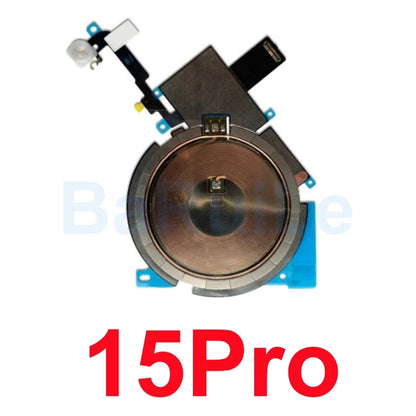 1pcs For iPhone 12 Pro Max 13 Mini 14 15 Plus Wireless Charging Coil With Volume Flex Flash Charger Panel Sticker