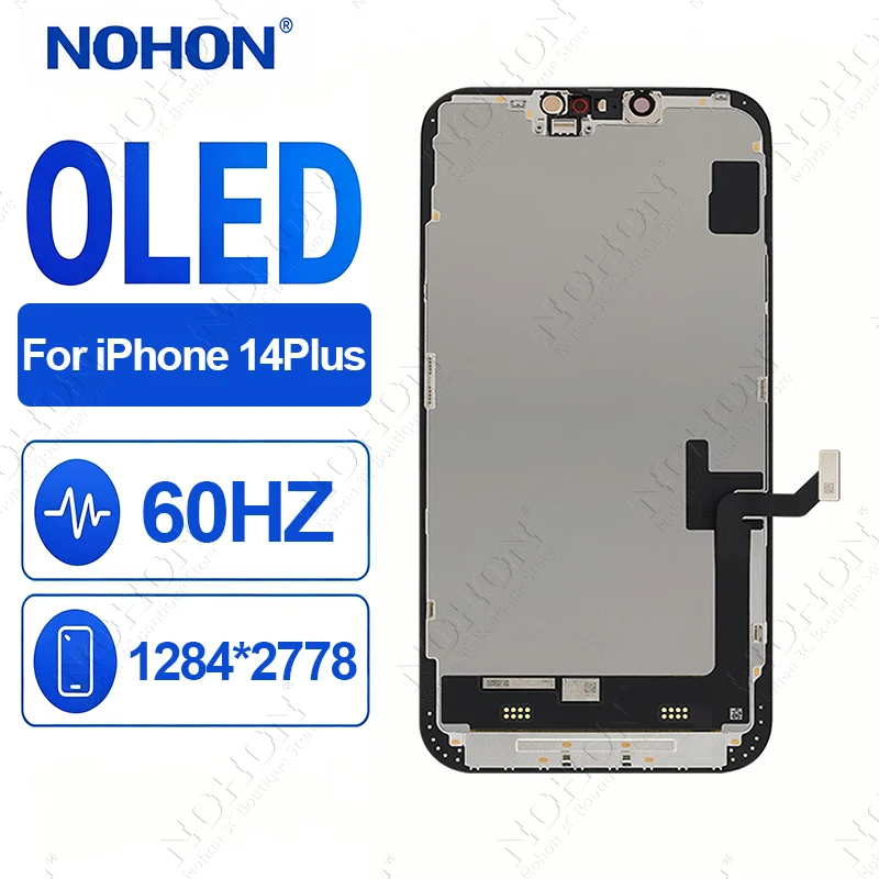 NOHON OLED Screen Display for iPhone 14 15 16 17 Pro Max Plus Touch Screen Digitizer Assembly With Repair Tools