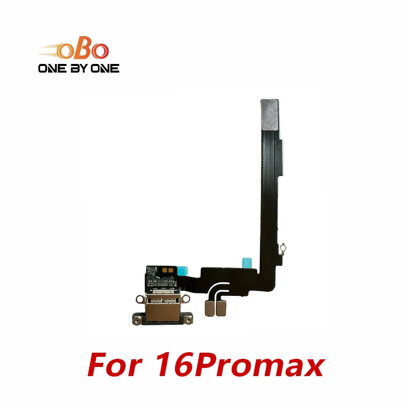Dock Connector USB Charger Repair Charging Port Flex Cable for iPhone 16 PRO MAX Replacement Parts Natural Black White Titanium
