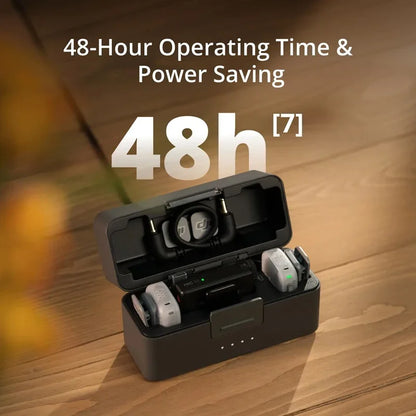 DJI Mic Mini 2 Mini Wireless Microphone High-Quality Audio Automatic Limiting to Prevent Audio Clipping 48-Hour Operating Time